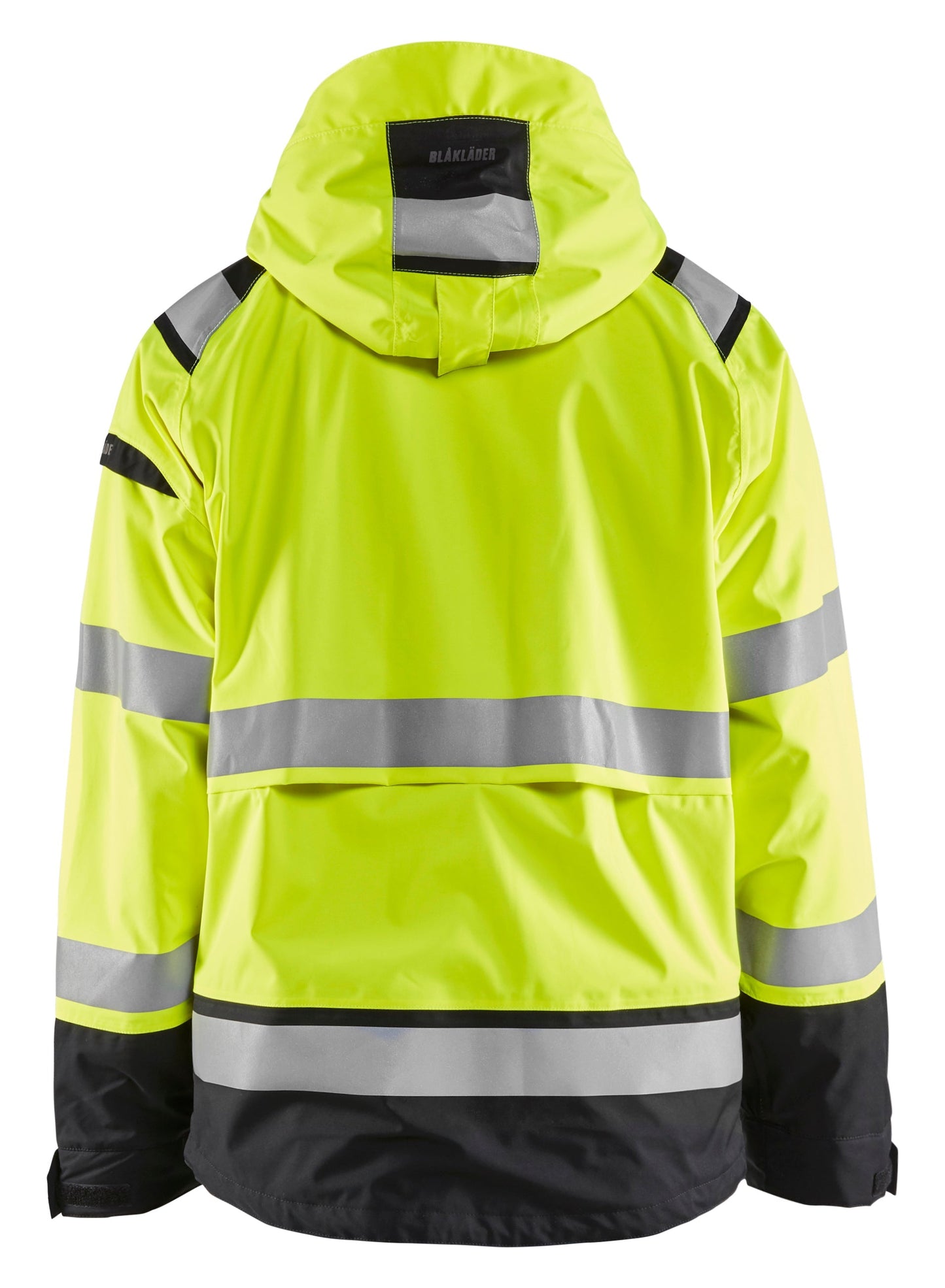 Back view of Blaklader Hi-Vis Softshell Jacket