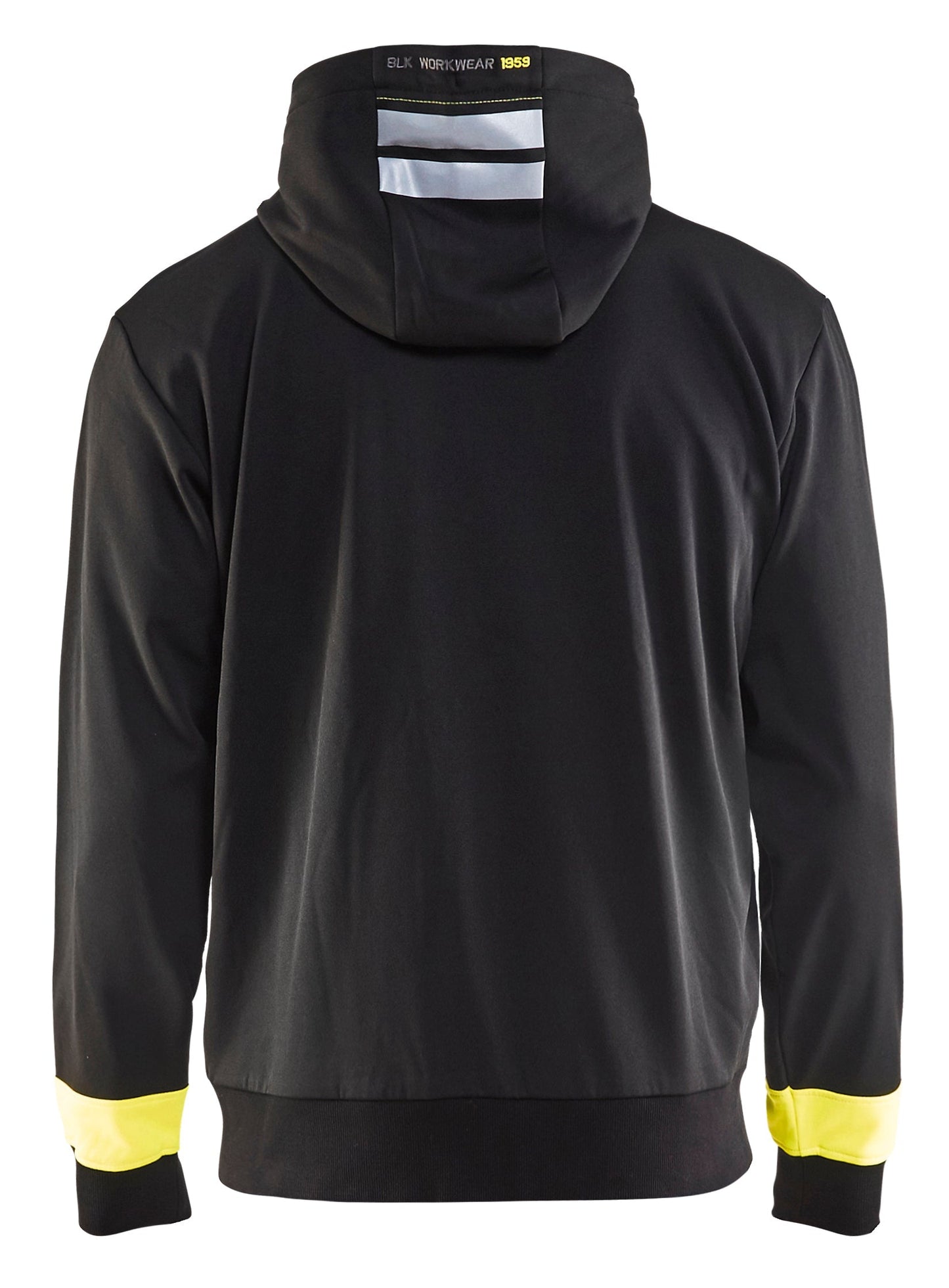 Back view of Blaklader Hooded Work Sweatshirt