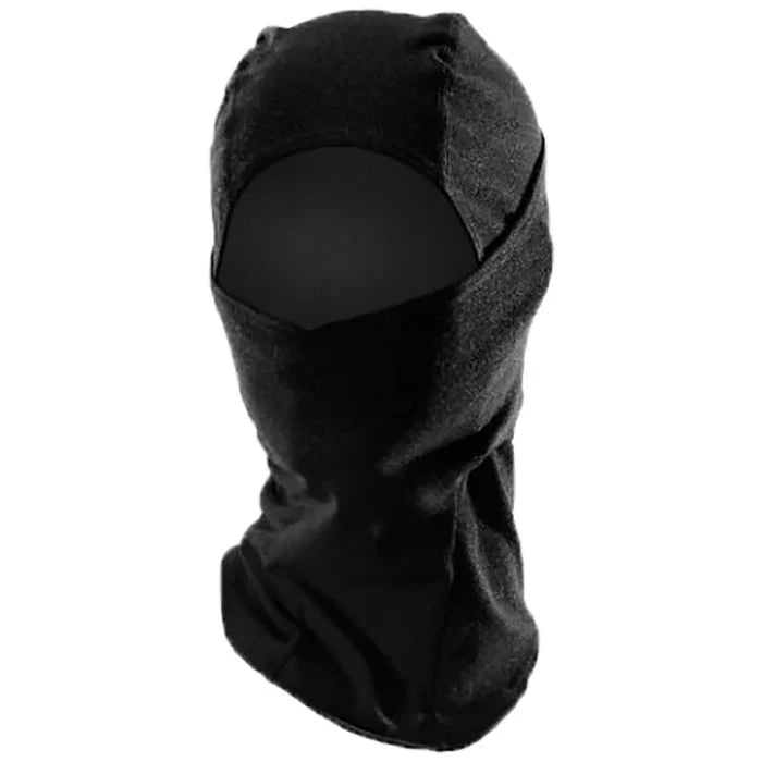 Black balaclava on a white background