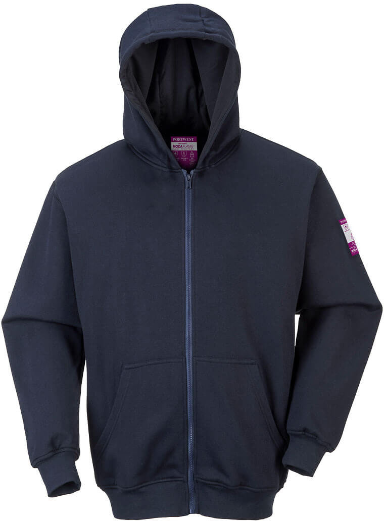 Modaflame - FR Zipper Front Hooded Sweatshirt