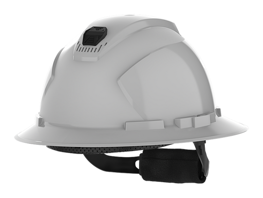 HexArmor full brim safety helmet in grey