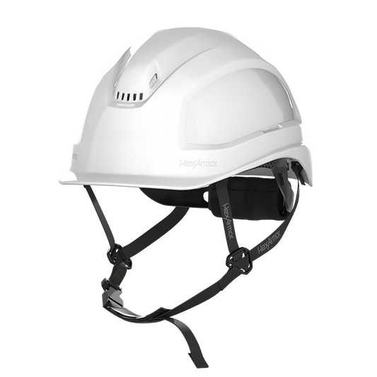 White HexArmor Class E Type 1 Safety Helmet