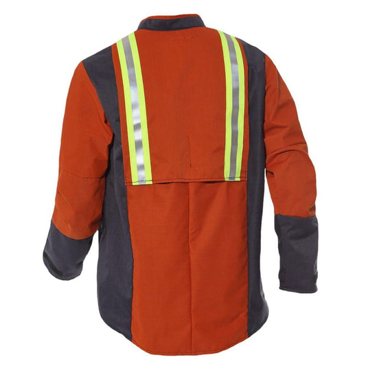 High Vis Carbon Armour N7 Coat for Protection from Molten Non-Ferrous Metal Splash
