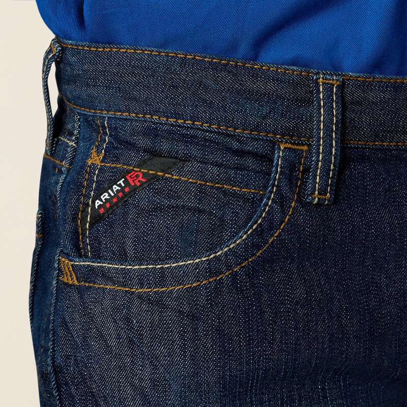 Ariat - Mens FR M5 Straight Basic Stackable Straight Leg Jean - Shale