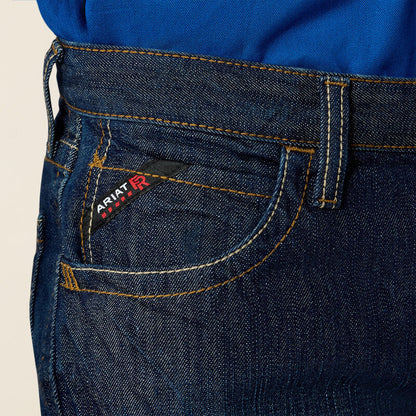 Ariat - Mens FR M5 Straight Basic Stackable Straight Leg Jean - Shale