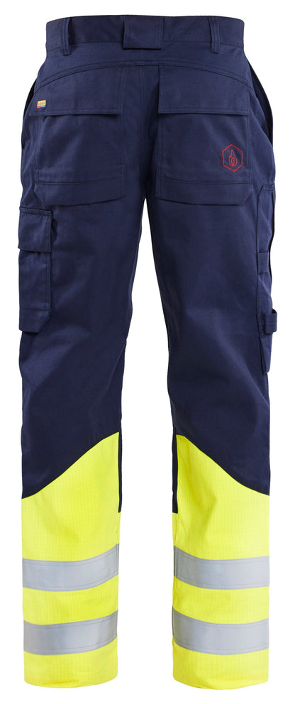 Blaklader FR Hi‑Vis Work Pants with Kneepad, Pockets and Durability