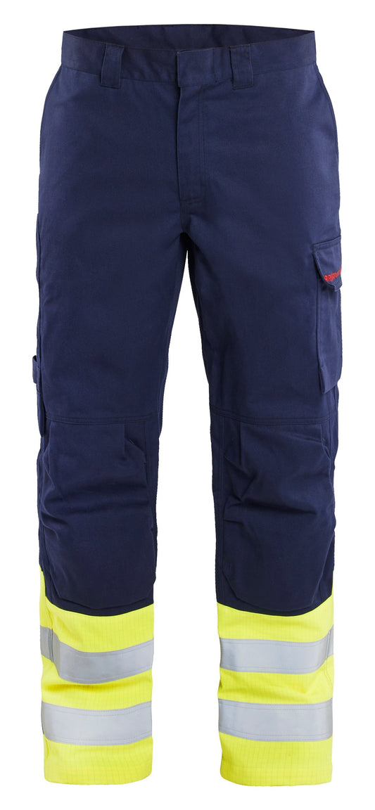 Blaklader FR Hi‑Vis Work Pants with Kneepad, Pockets and Durability