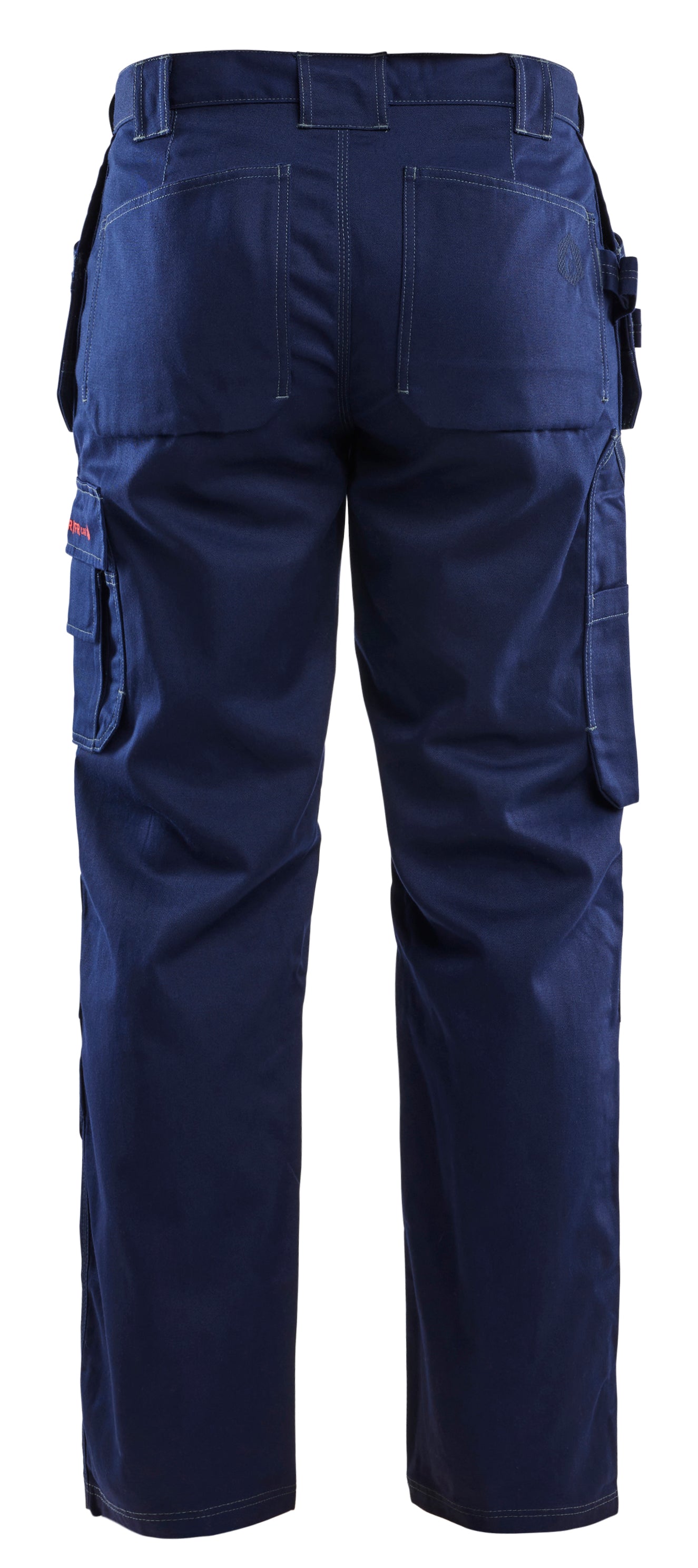 Backview Blaklader FR Work Pants in stone color