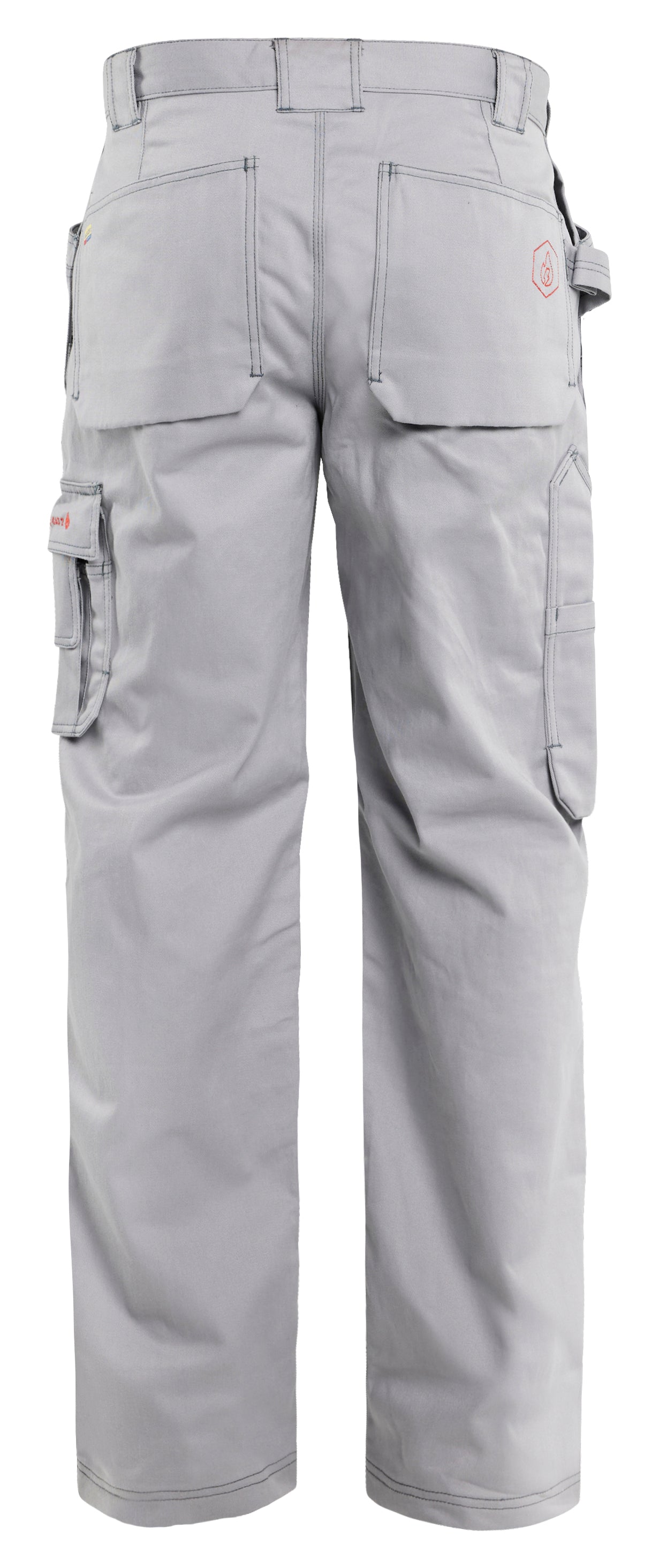 Backview Blaklader FR Work Pants in grey color