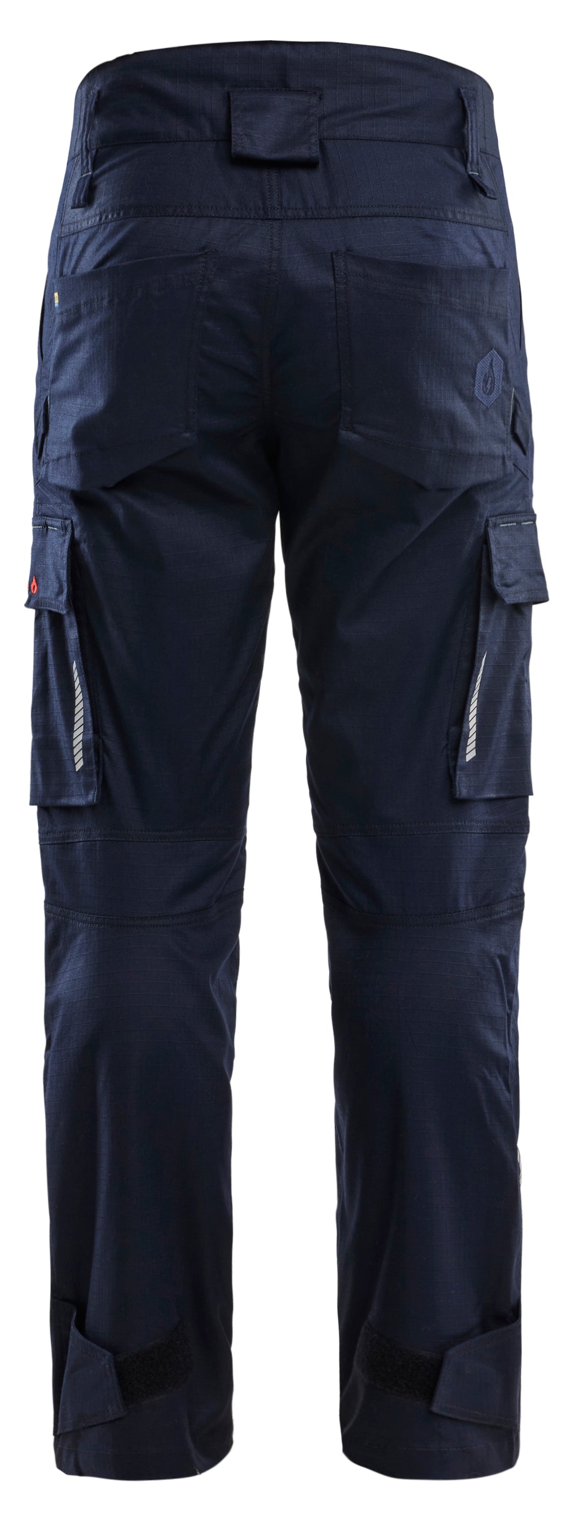 Backview of Blaklader FR Stretch Pant in navy blue