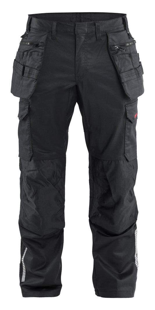 Blaklader  FR Stretch construction Pants in black color