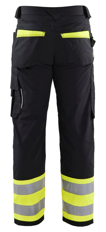 Backview of Blaklader Hi‑Vis Ripstop Work Pants 