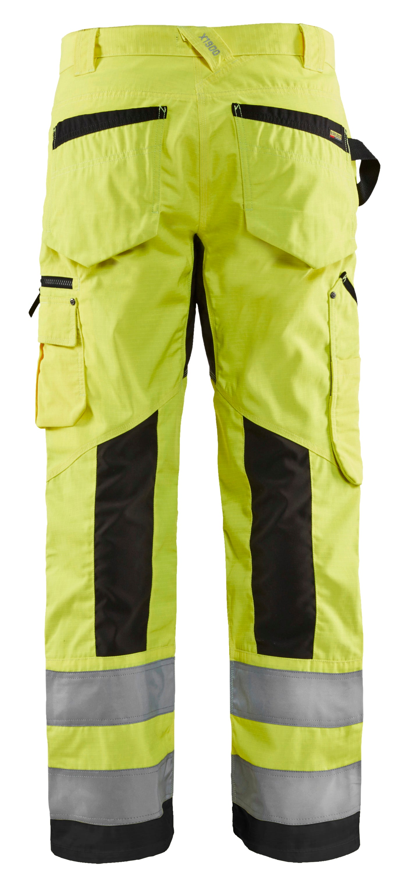 Blaklader - Hi-Vis Rip Stop Pants - Yellow/Black - Class E For construction Contractors, Power Contractors, Electrical Contractors, Energy Contractors, REMC