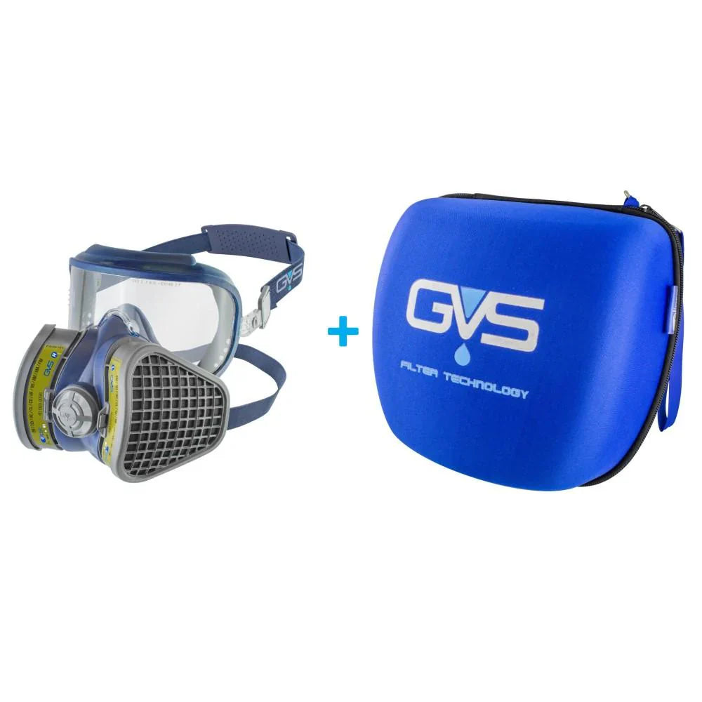 GVS Integra Half Face Mask Respirator with Attached Goggles