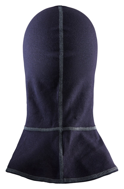 Back view of Blaklader FR Balaclava & Neck Warmer in Navy Blue