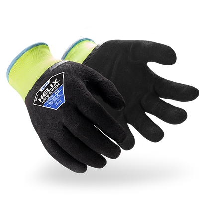 HexArmor A6 Cut Resistant Winter gloves in black and yellow