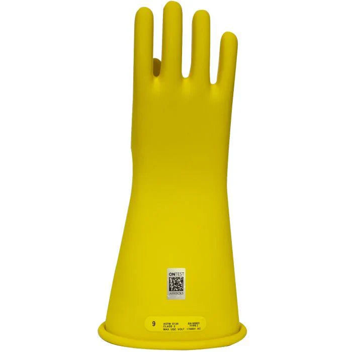 NSA ArcGuard Rubber Voltage Gloves - Class 2 Yellow, Red, or Black