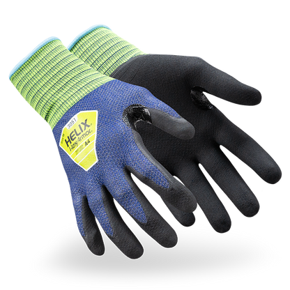 A pair of HexArmor A4 Cut Resistant Gloves