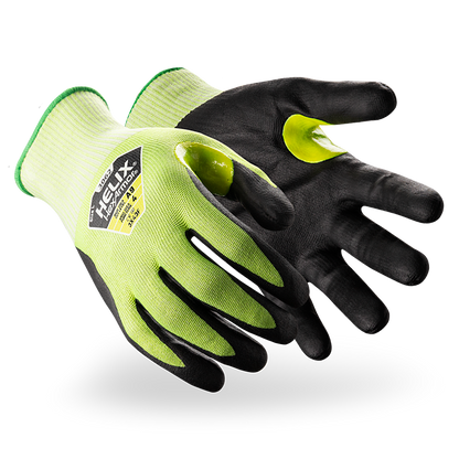 A pair of HexArmor A9 Cut Resistant Gloves
