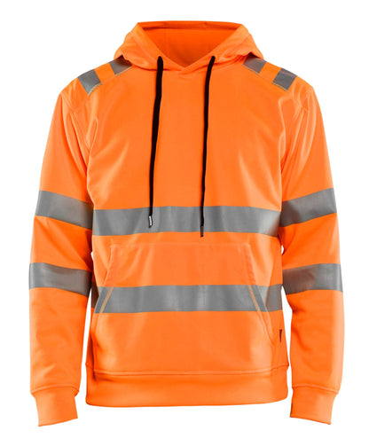 Blaklader Hi‑Vis Hooded Sweatshirt in orange