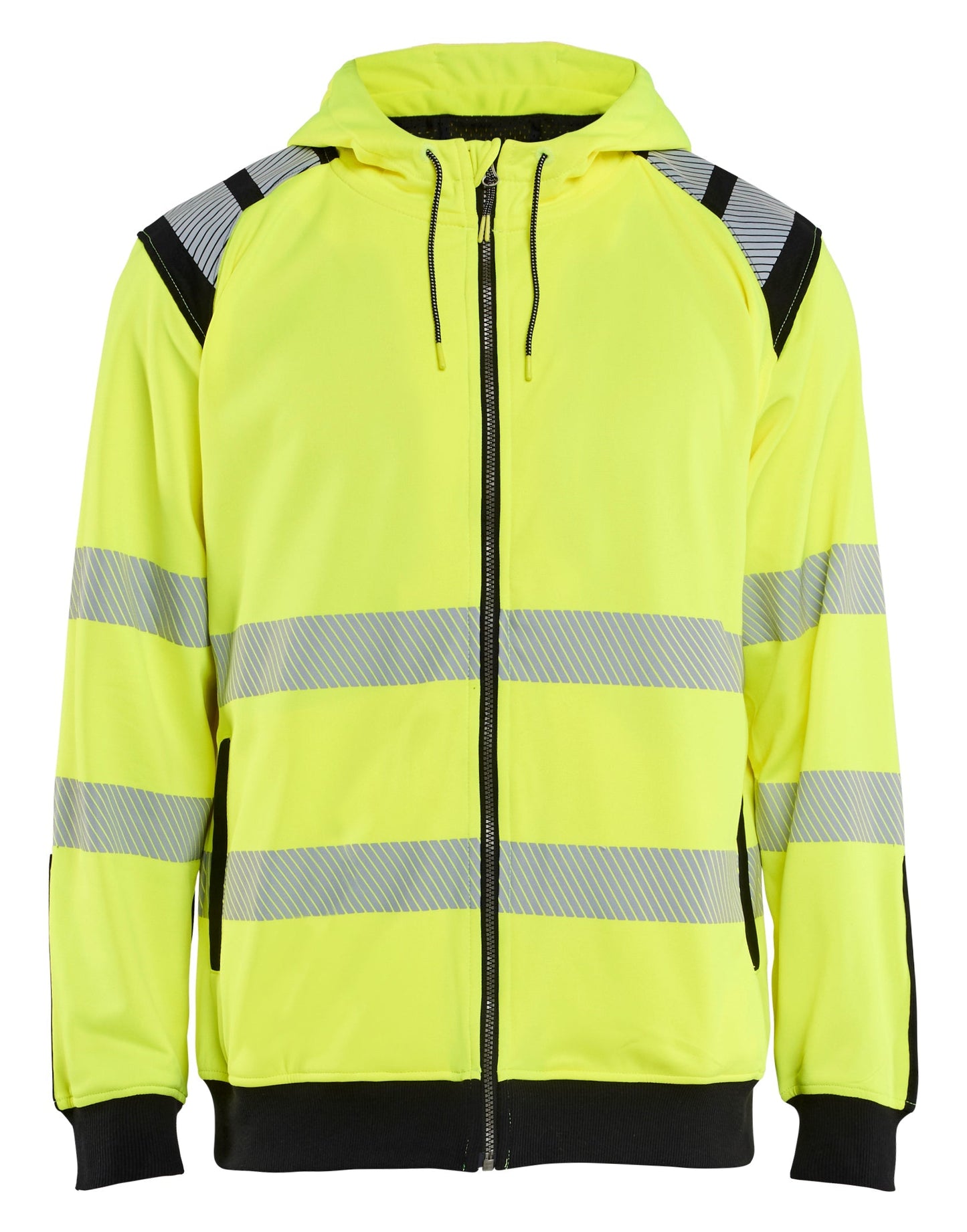 Blaklader Hi‑Vis Zip Hoodie in yellow