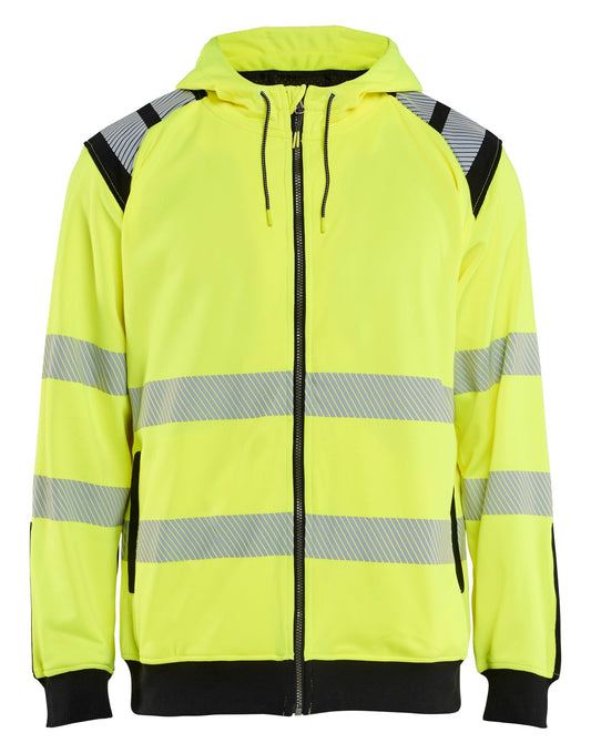 Blaklader Hi‑Vis Zip Hoodie in yellow