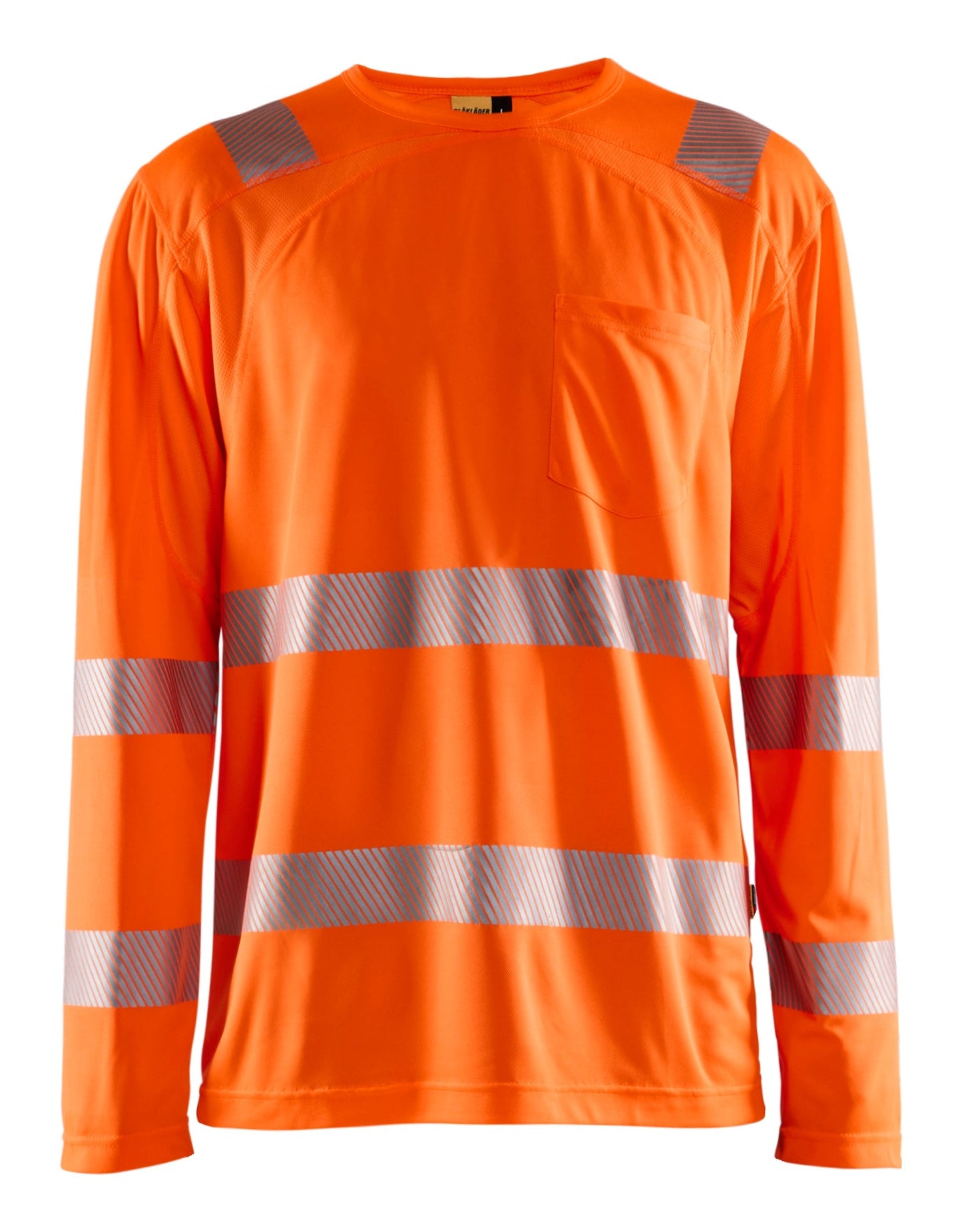 Blaklader  Hi-Vis Long Sleeve T-Shirt in orange