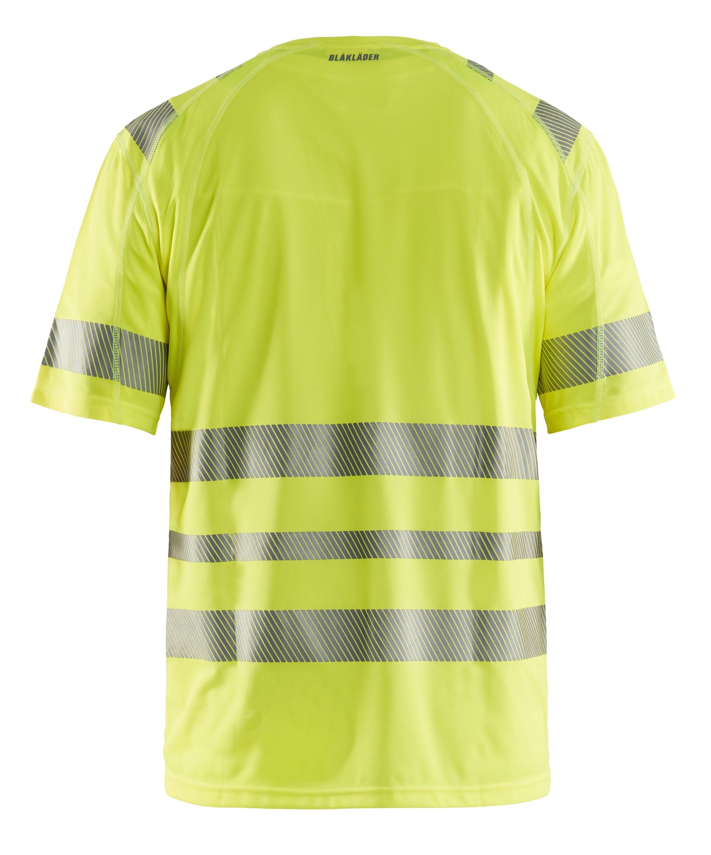 Back view of Blaklader Hi-Vis T-Shirt in yellow