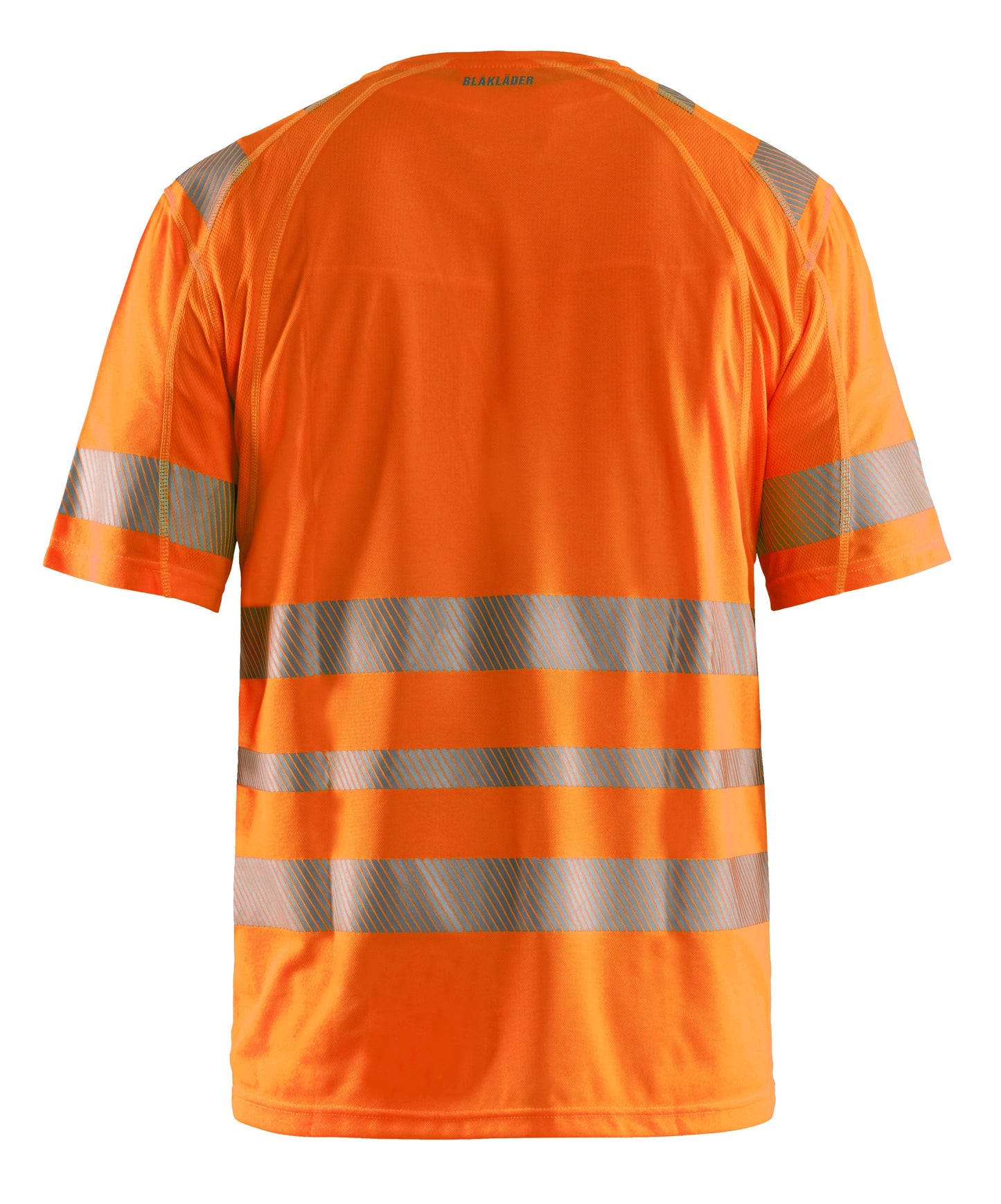 Back view Blaklader Hi-Vis T-Shirt in orange