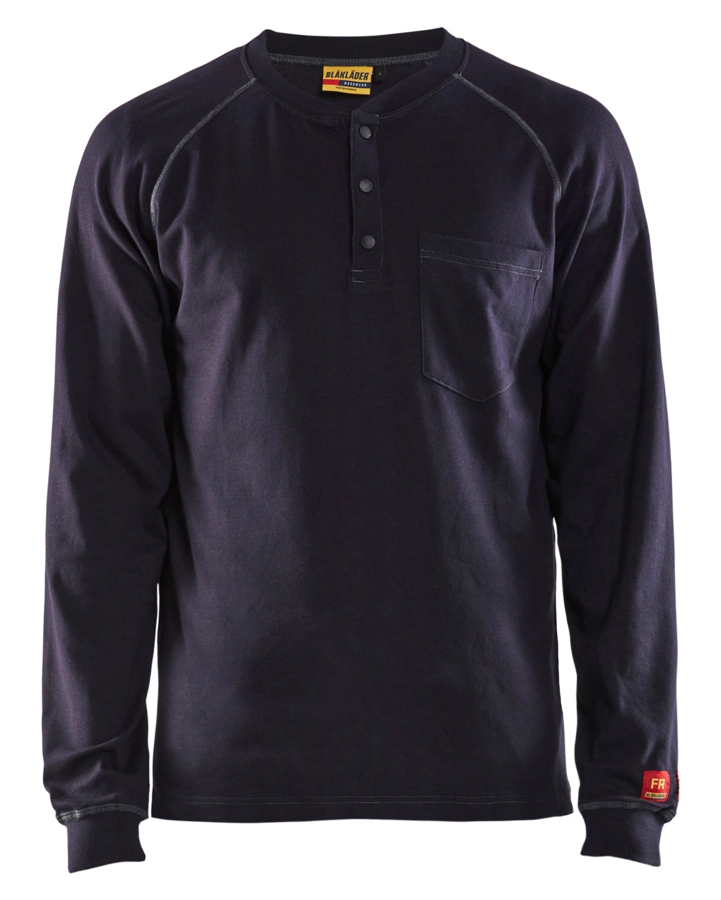 Blaklader FR Henley Shirt in navy color