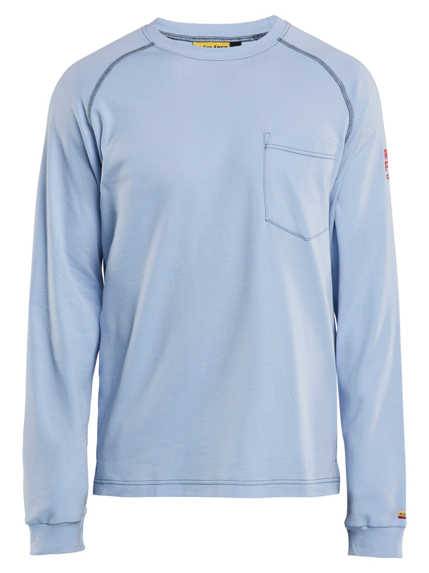 Blaklader FR long sleeve t-shirt in light blue color