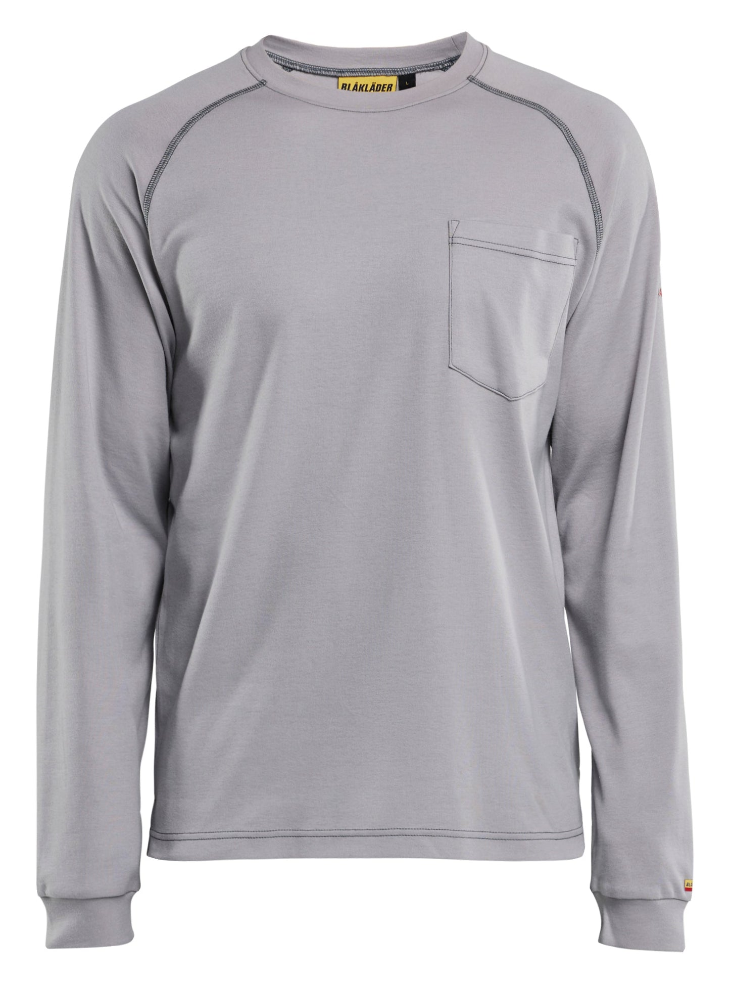 Blaklader FR long sleeve t-shirt in light grey color