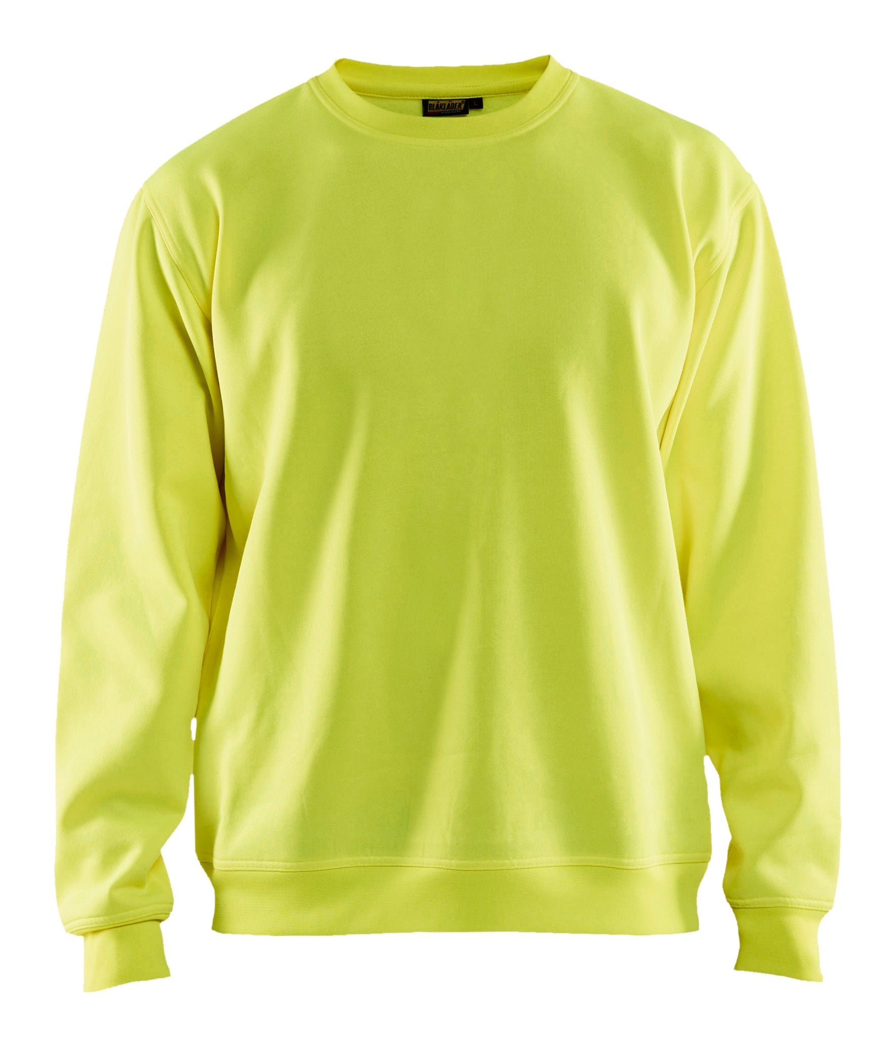 Blaklader Hi‑Vis Crew Sweatshirt in yellow