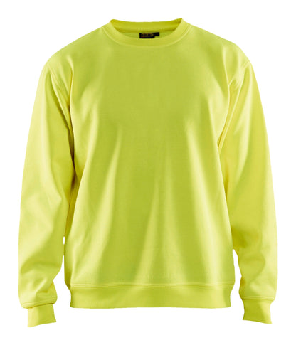 Blaklader Hi‑Vis Crew Sweatshirt in yellow