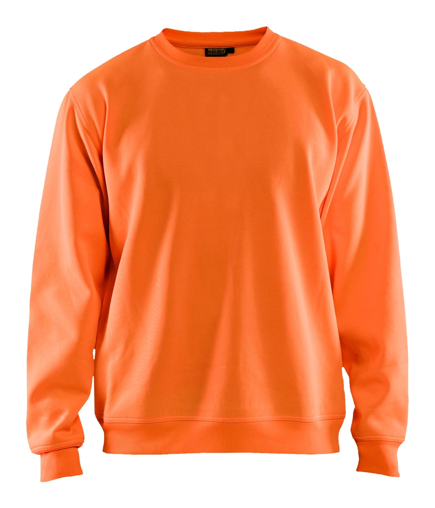 Blaklader Hi‑Vis Crew Sweatshirt in orange color