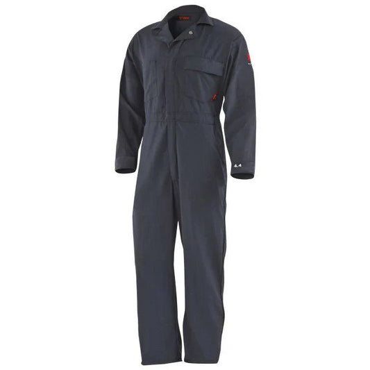 Gray coverall on a white background