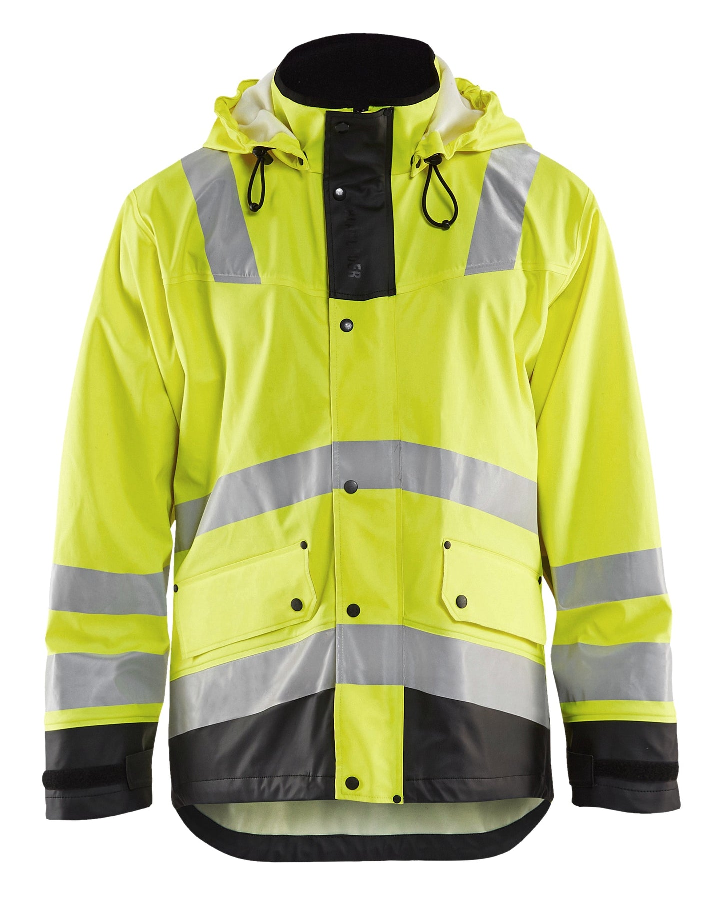 Blaklader waterproof rain jacket in yellow