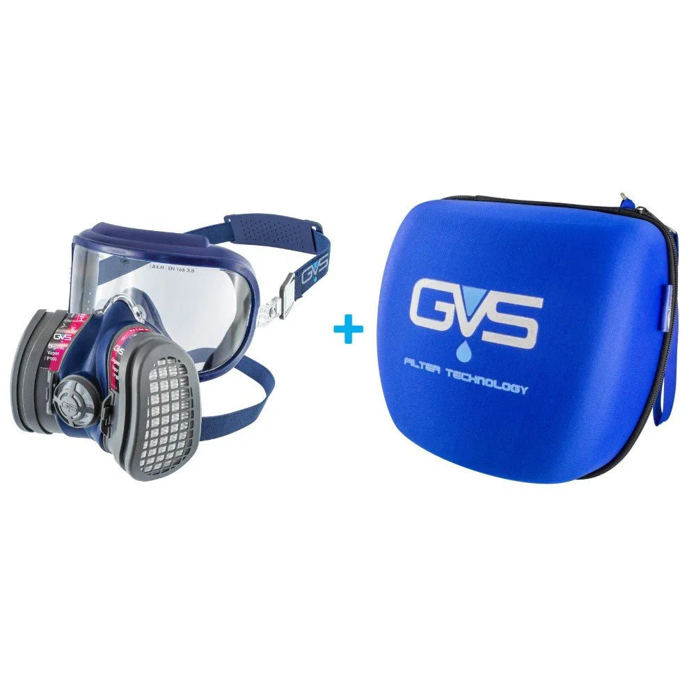 GVS Integra Half Face Mask Respirator with Attached Goggles