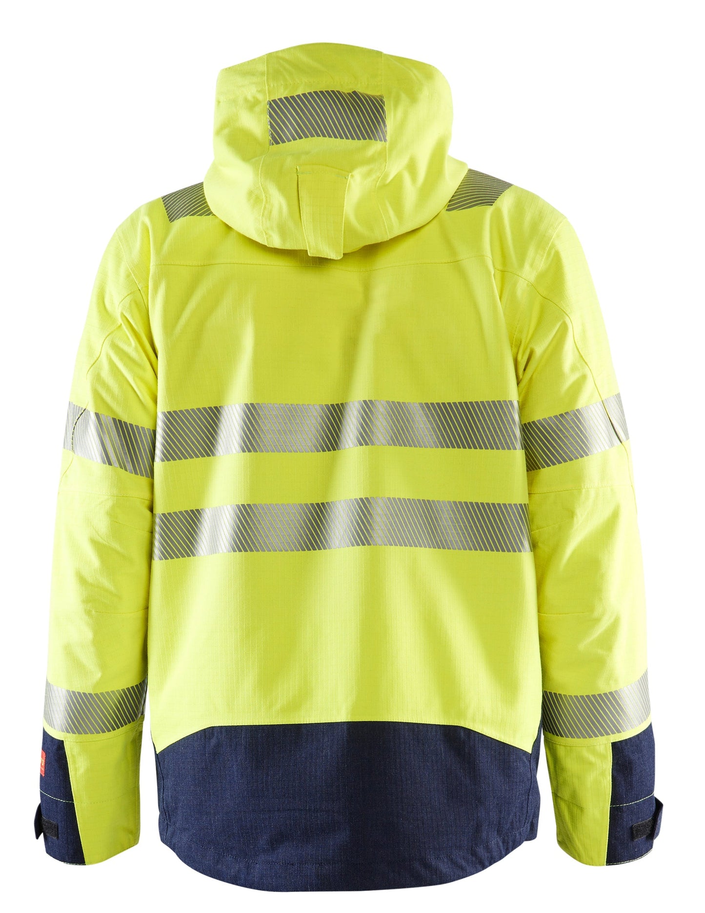 Backview of Blacklader hi-vis FR jacket