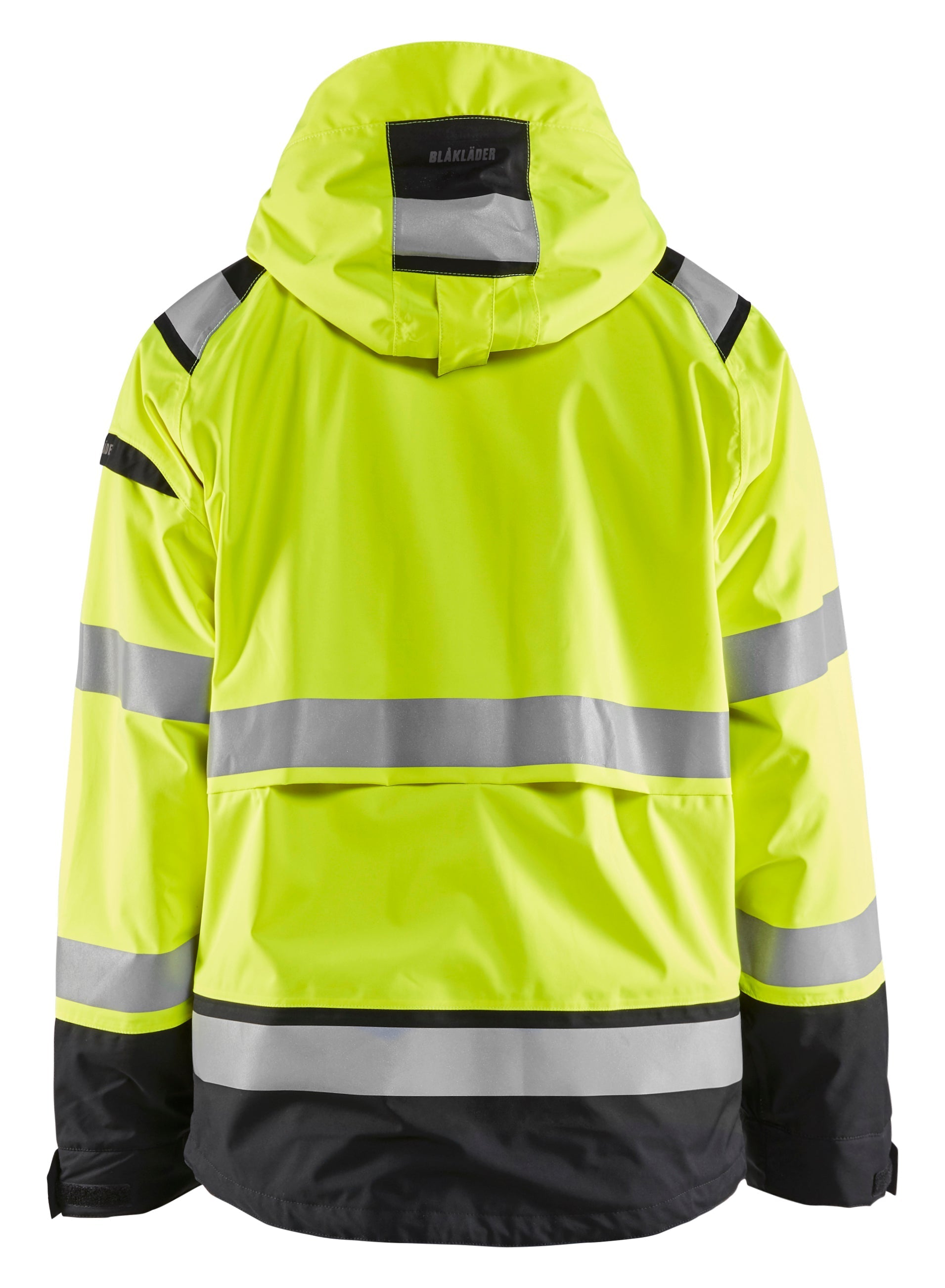 Back view of Blaklader Hi-Vis Softshell Jacket