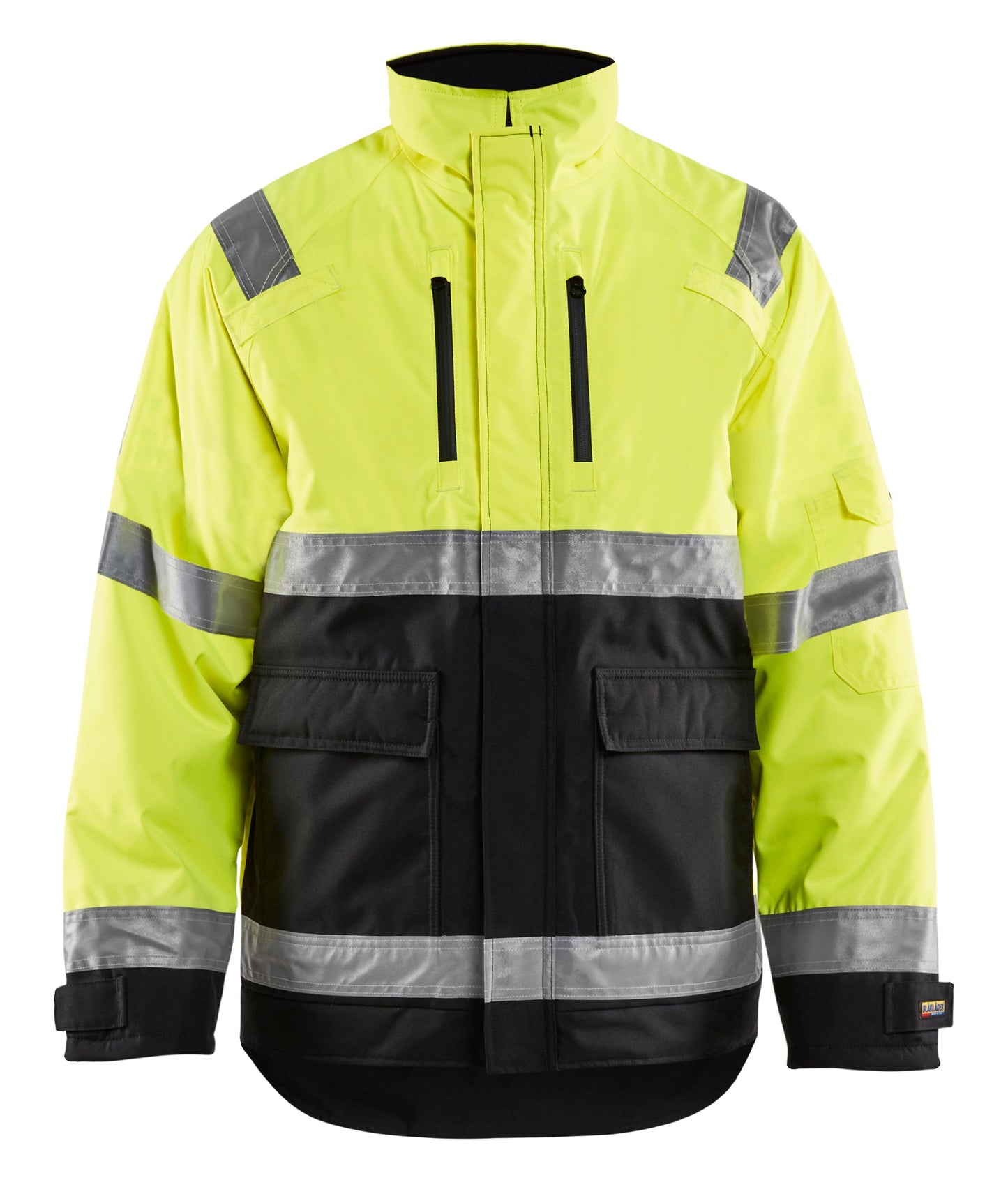 Blaklader Hi‑Vis Waterproof Winter Jacket in yellow