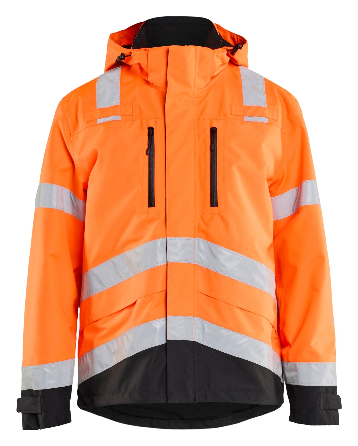 Blaklader Hi‑Vis Waterproof Shell Jacket  in orange