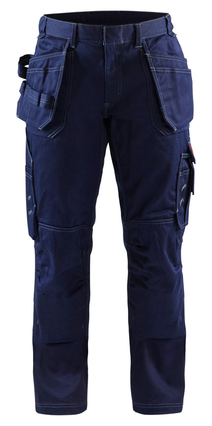 Blaklader women FR work pants in navy color