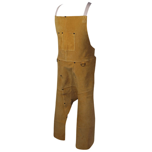 Caiman - 42" Boarhide Leather Welding Split Leg Bib Apron
