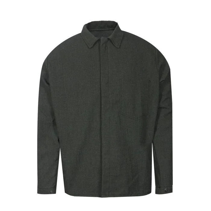 Dark gray shirt on a white background