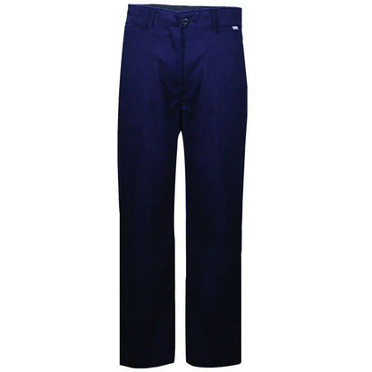 Navy blue pants on a white background