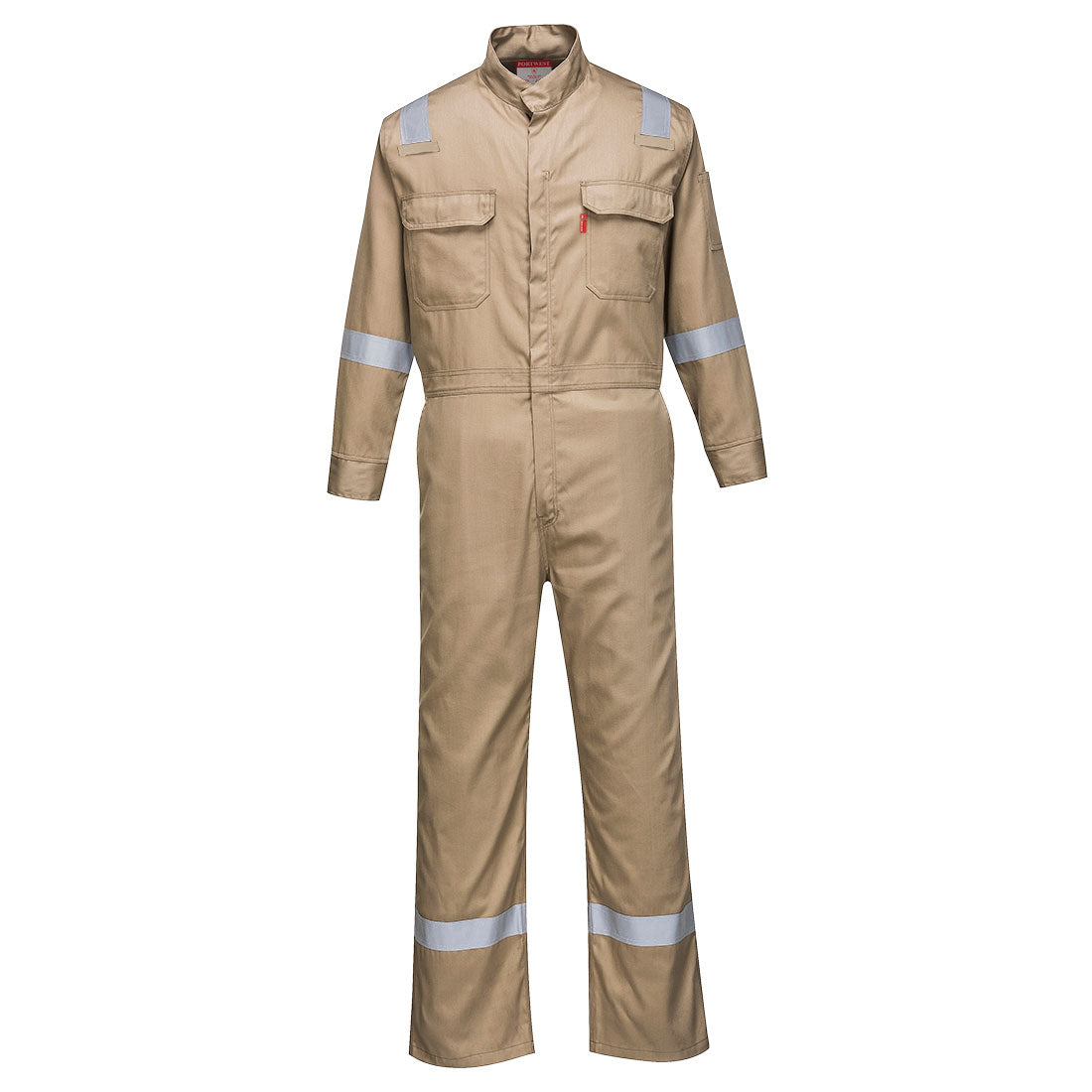 Tan Bizflame - Iona FR with Reflective Tape Coverall