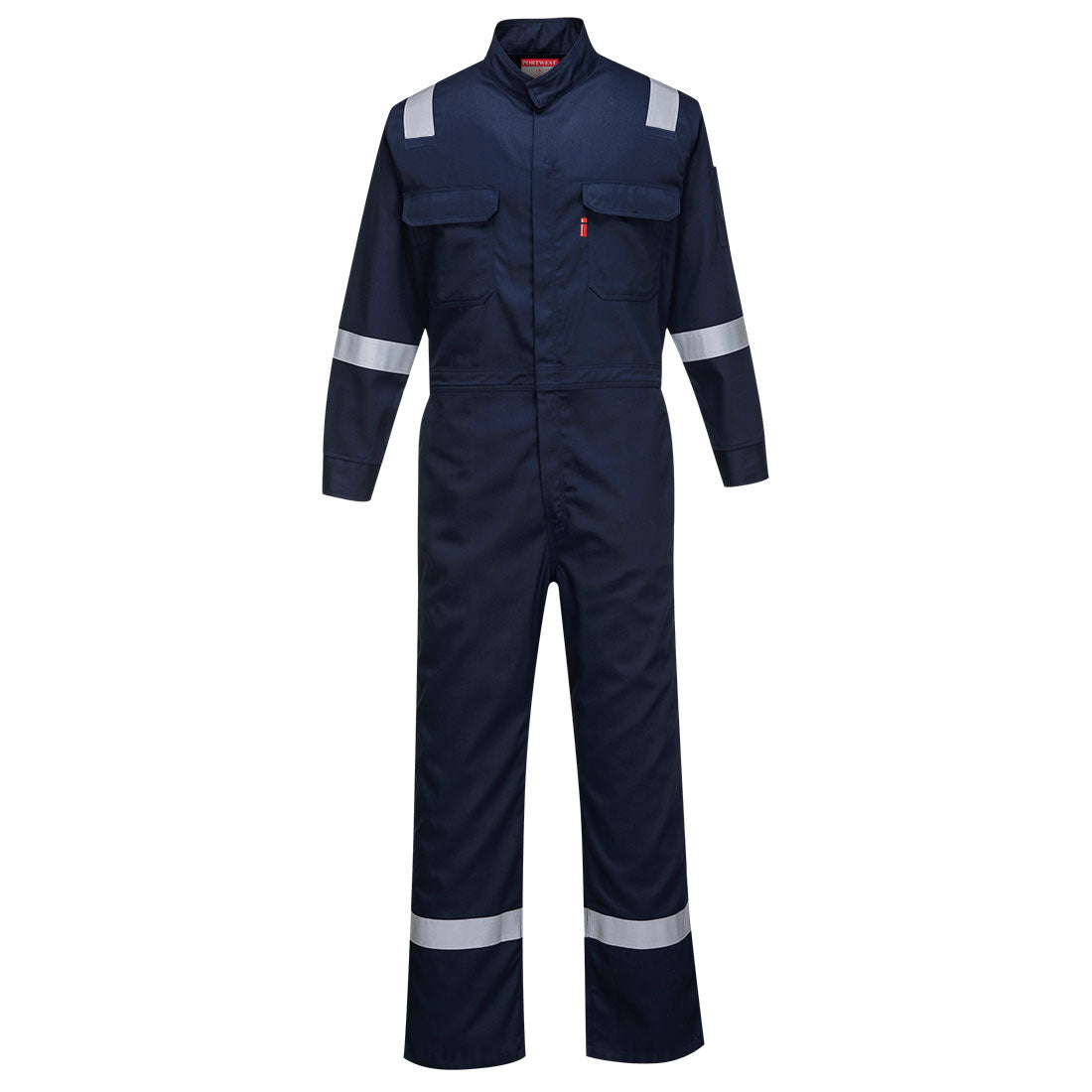 Blue Bizflame - Iona FR with Reflective Tape Coverall
