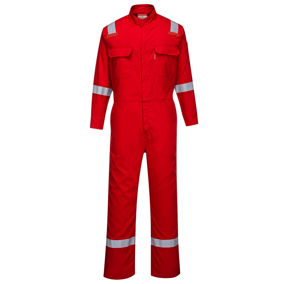 Red Bizflame - Iona FR with Reflective Tape Coverall