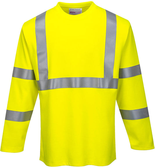 Modaflame - Hi-Vis Long Sleeved Knit FR T-Shirt